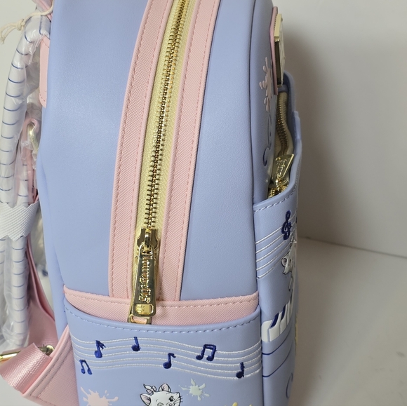 Loungefly Disney Aristocats Kittens Piano Mini Backpack Nwt - Picture 5 of 8